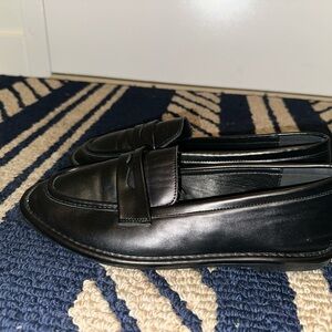 Black Leather Loafers